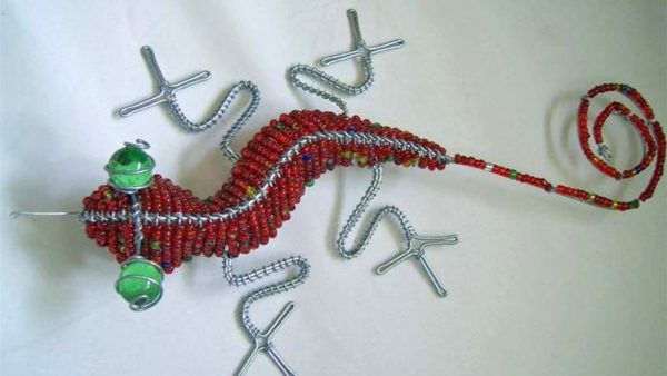 Bead and wire Lizzard