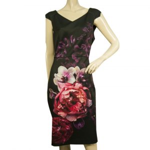 Ted Baker Black & Floral Dress