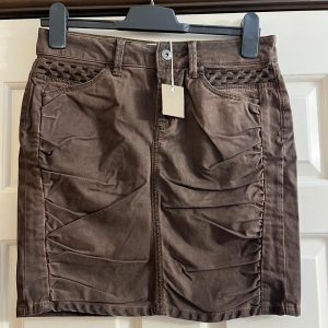 Brown Cargo Skirt