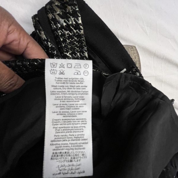 InWear Black & Silver Skirt - Image 3