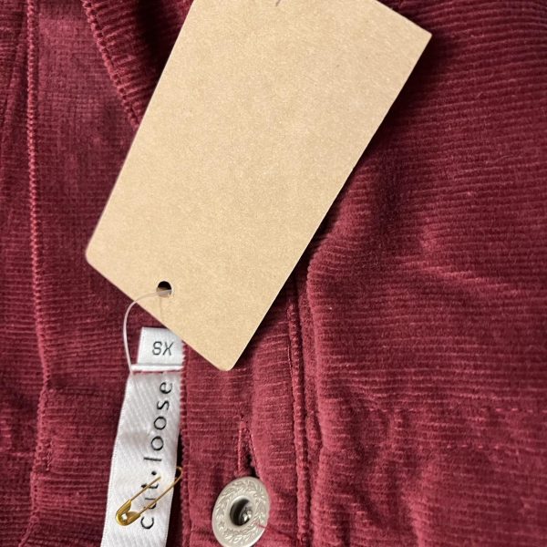 Burgundy Corduroy Skirt - Image 4