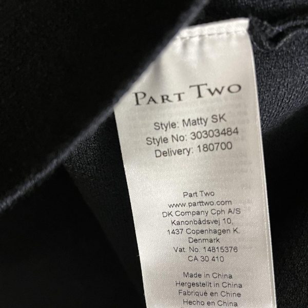 Part Two Navy Skirt - Image 3