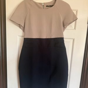 Black & Beige Zara Dress