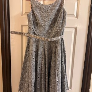 Grey & Apricot Monsoon Dress