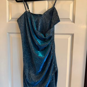 Blue and Silver Cider Dress