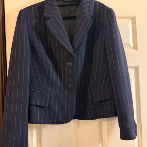 Navy and Pink Stripes Jacket