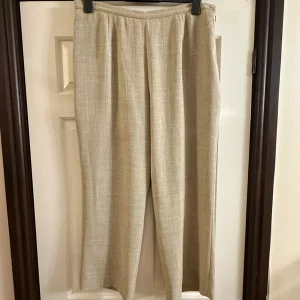 Beige viyella petite trousers