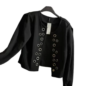 Black B. Young Open Jacket With Silver Rings